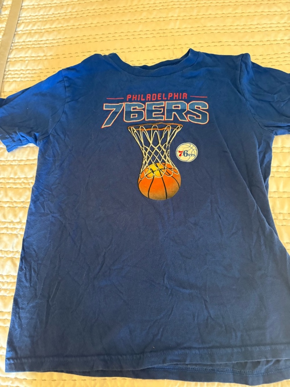 NBA Philadelphia 76ers Kids Short Sleeve Tee - Blue